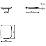 Унитаз подвесной Ideal Standard BLEND CURVE T374901 Унитаз подвесной Ideal Standard BLEND CURVE T374901